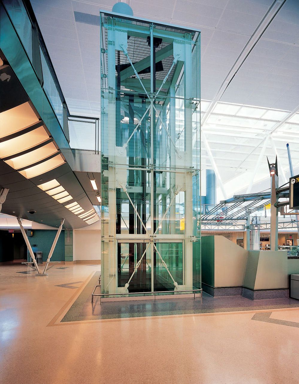 JFK International Airport Elevator Enclosure W&W Glass, LLC