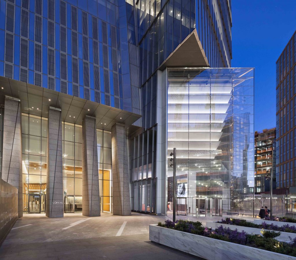 10 Hudson Yards Lobby and Entrance Walls W&W Glass, LLC