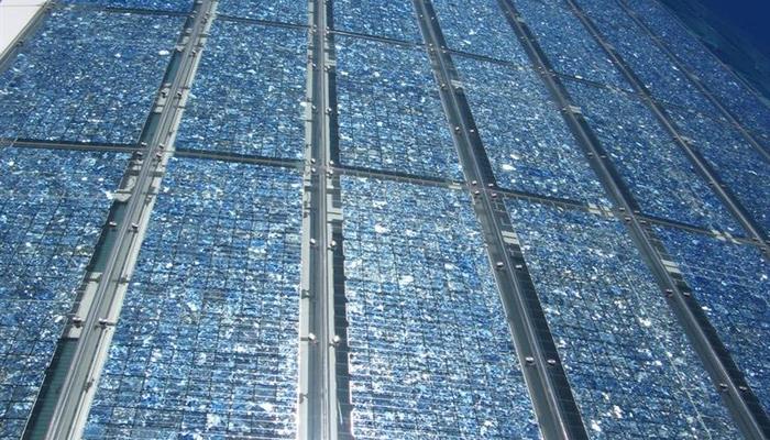 BIPV in Point-Supported Structural Glazing - ALM Brand, Denmark