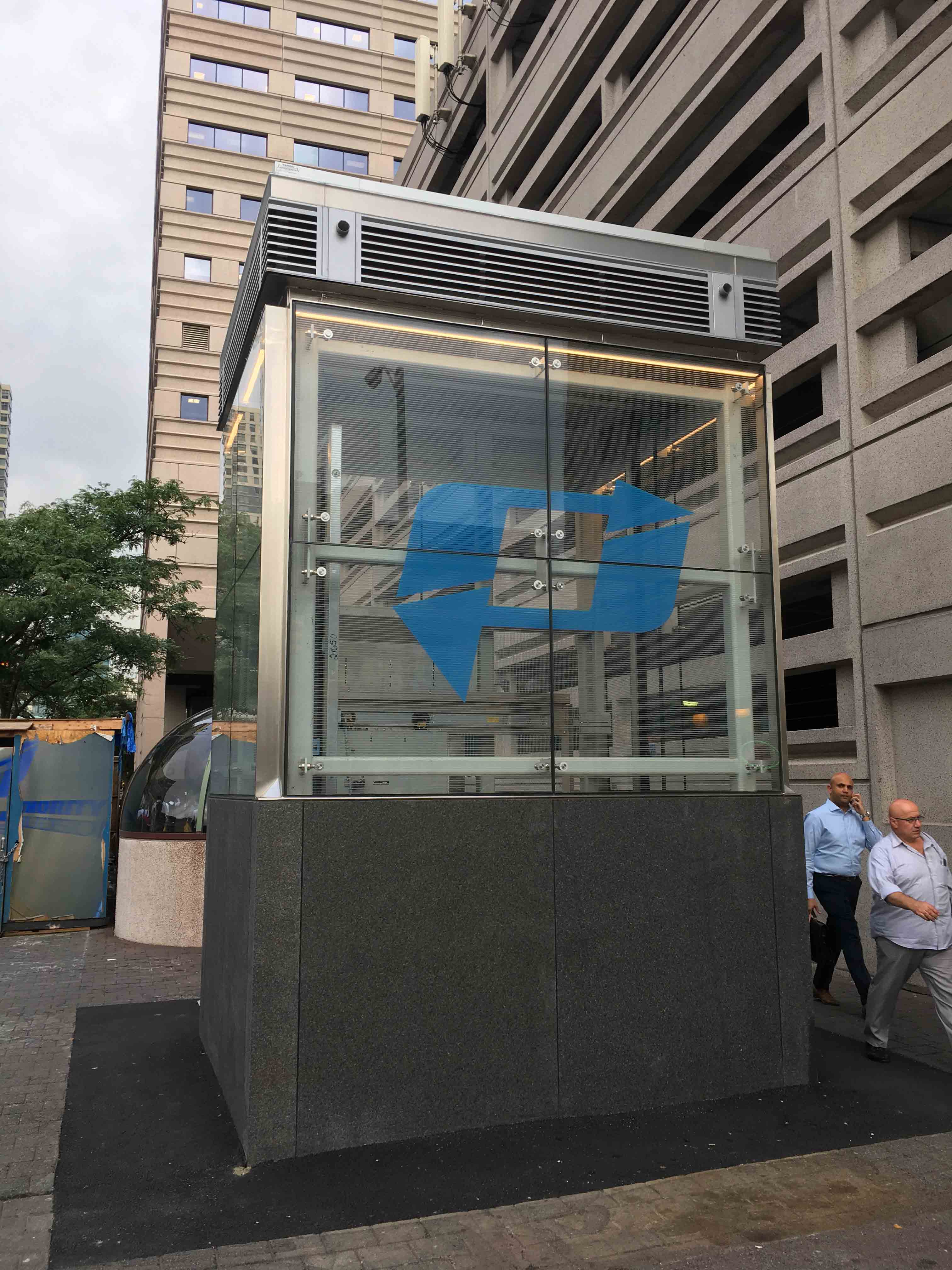 PATH Grove Street Elevator Enclsoure W&W Glass, LLC