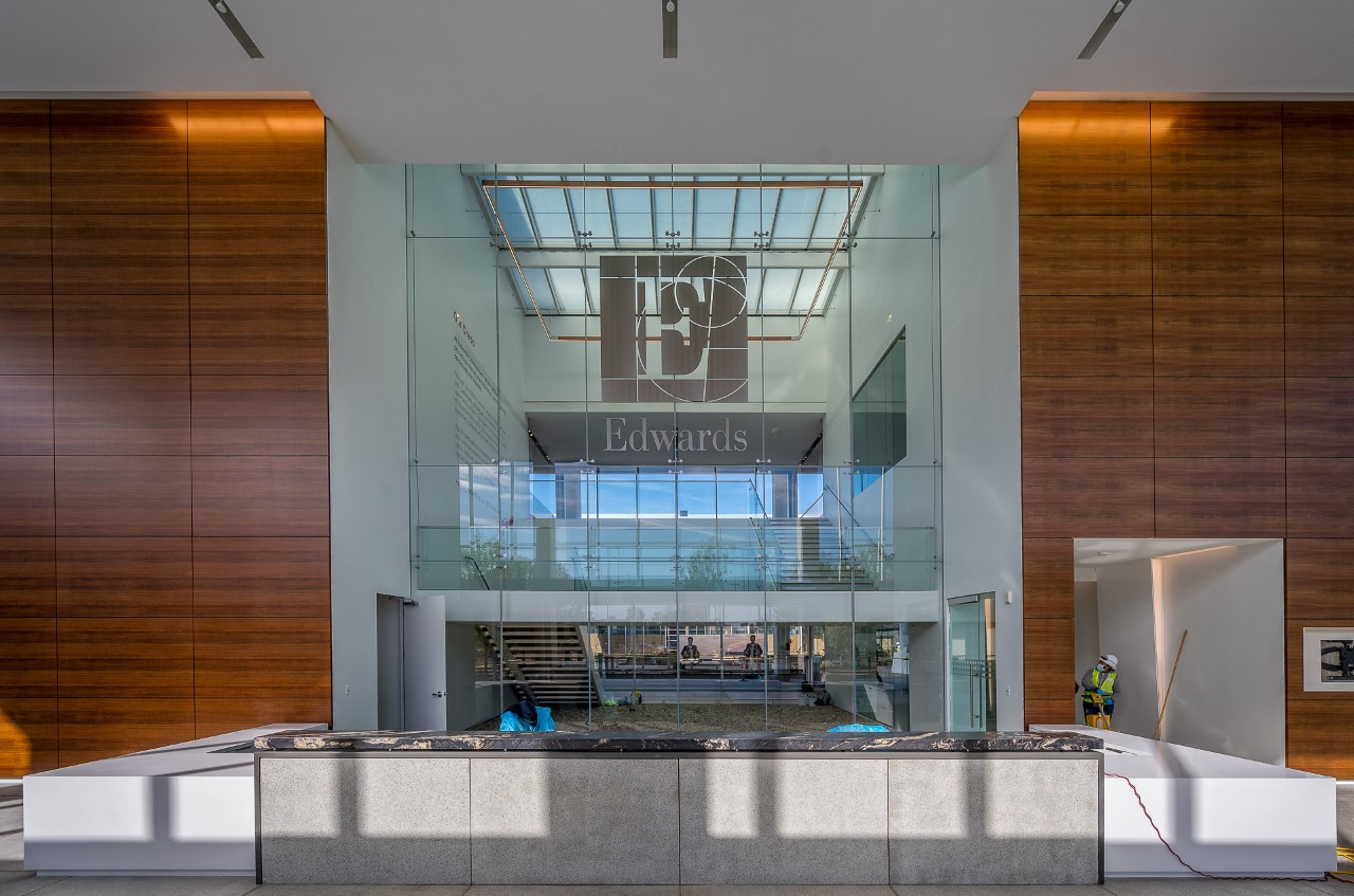 Edwards Life Sciences - Interior Feature Wall