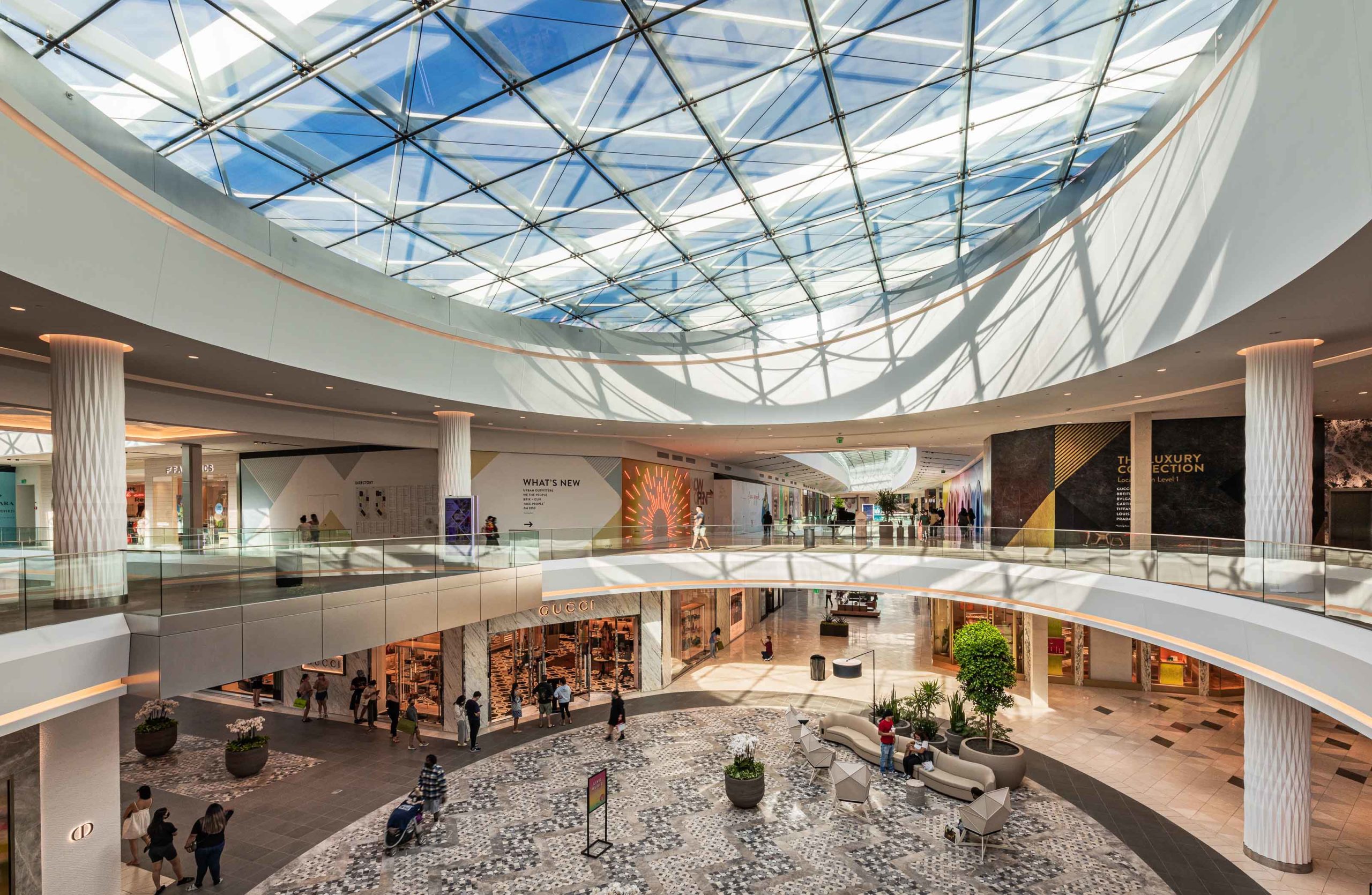 Westfield Valley Fair Mall Skylights W&W Glass, LLC
